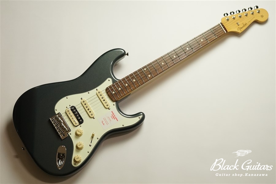 Fender Made In Japan Hybrid 60s Stratocaster Hss Charcoal Frost Metallic Black Guitars Online Store