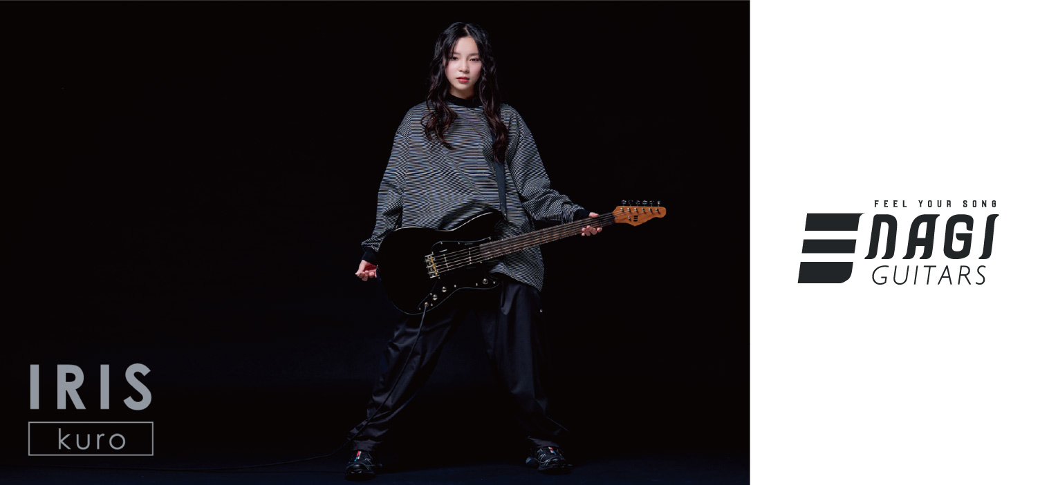 NAGI GUITARS  IRIS kuro
