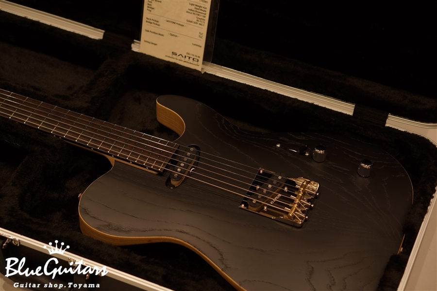 SAITO GUITARS S-622TLC Ash/R - Black(Openpore) | Blue Guitars 