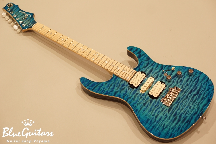 FREEDOM CUSTOM GUITAR RESEARCH Hydra 24F 2Point Premium Grade Quilted Maple  Top - SER [ | Blue Guitars Online Store