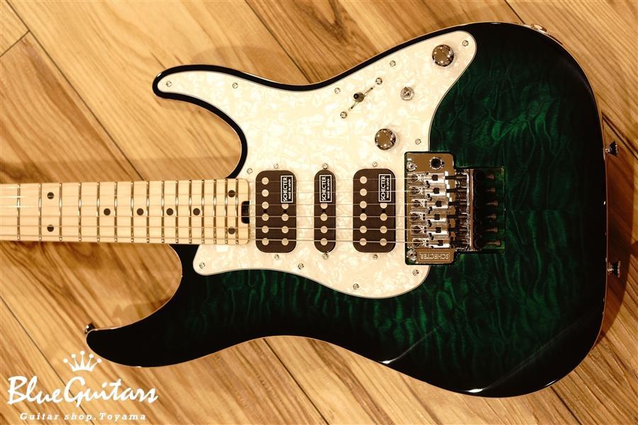 SCHECTER SD-DX-24-AS - Green Sunburst | Blue Guitars Online Store