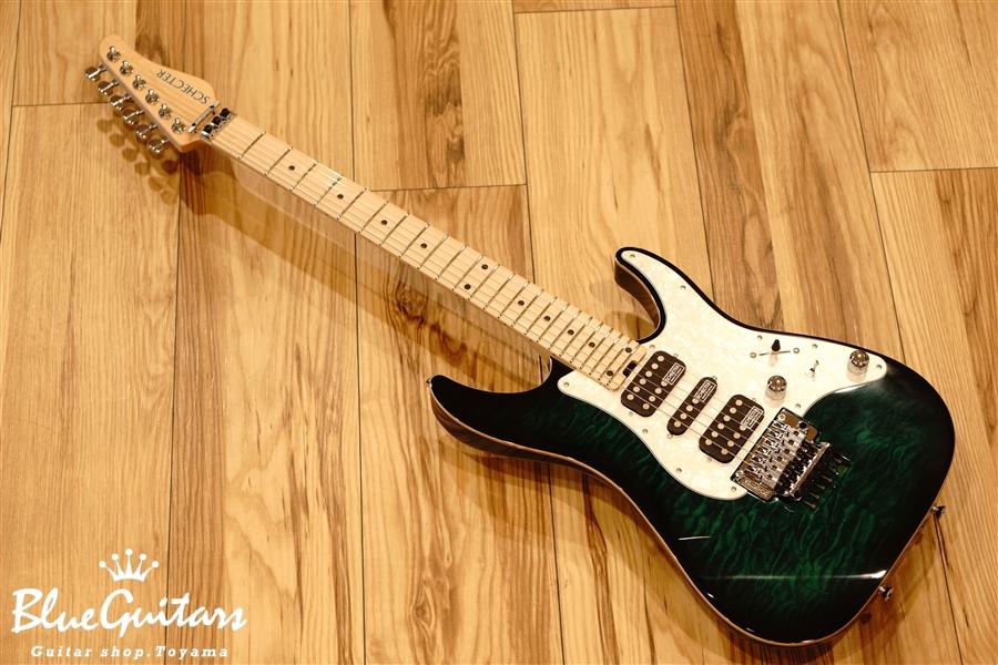 Schecter Sd Dx 24 As Green Sunburst Blue Guitars Online Store