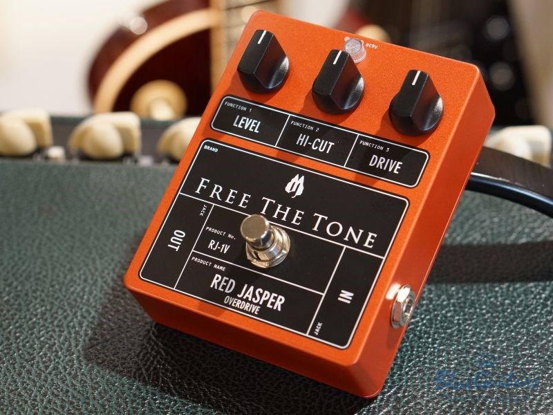 Free The Tone RJ-1V OVERDRIVE RED JASPER | Blue Guitars Online Store
