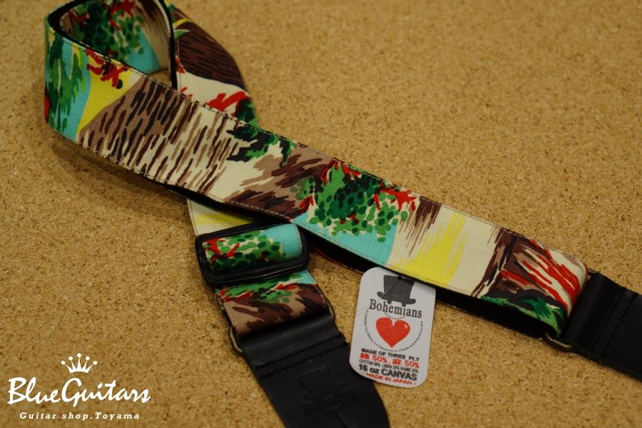 Bohemians BB31 GUITAR STRAP CAPE TOWN ONE Blue Guitars Online Store