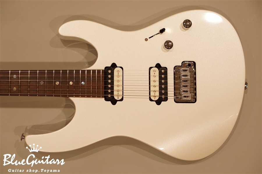 Suhr Modern Custom - Lexus Pearl Metallic w/Abalon Logo&Dot | Blue