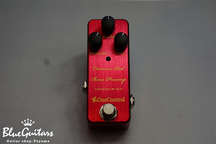 ONE CONTROL Crimson Red Bass Preamp | Blue Guitars Online Store