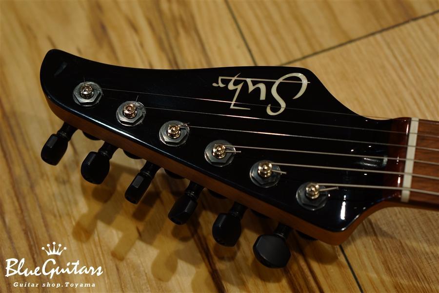 Modern - Faded Trans Wine Red Burst-