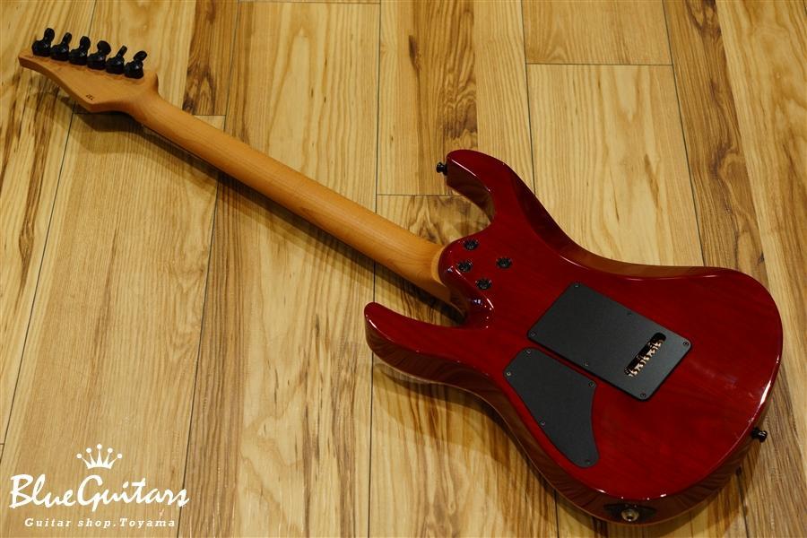 Modern - Faded Trans Wine Red Burst-