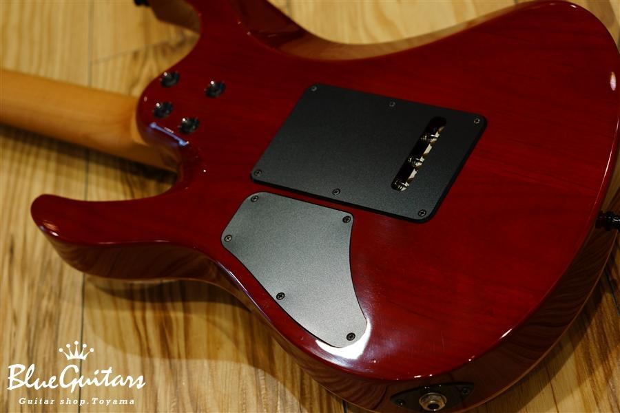 Modern - Faded Trans Wine Red Burst-
