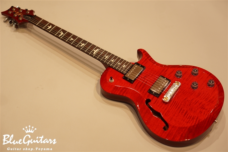 Paul Reed Smith(PRS) S2 Singlecut Semi-Hollow - Scarlet Red | Blue 