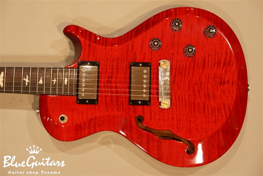 Paul Reed Smith(PRS) S2 Singlecut Semi-Hollow - Scarlet Red | Blue 