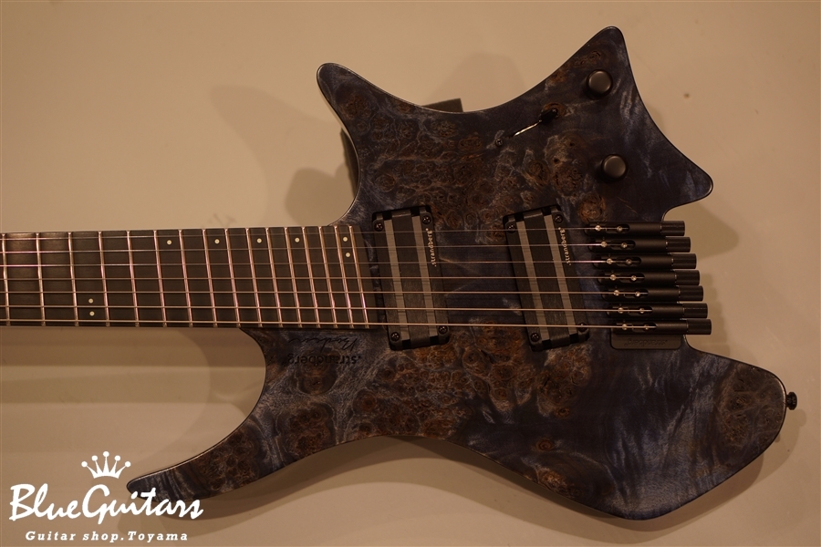 strandberg BODEN J7 Custom - Poplar Burl Blue | Blue Guitars