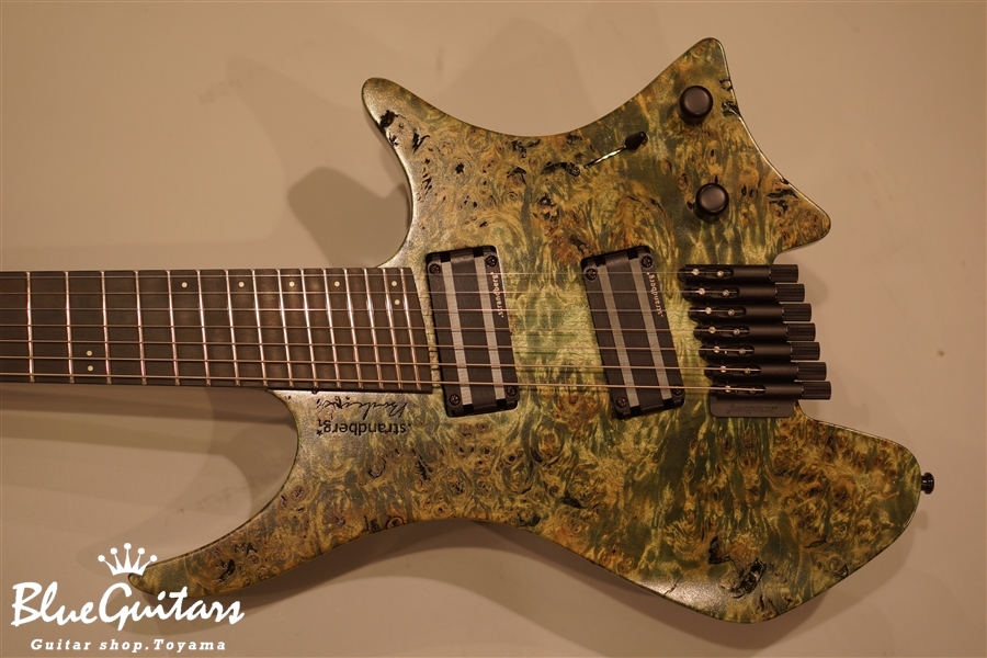 strandberg BODEN J7 Custom - Poplar Burl Green | Blue Guitars 