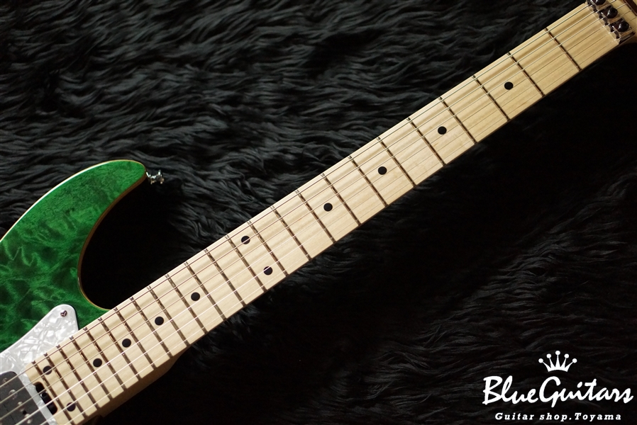 SCHECTER SD-2-24-AL - See-thru Green | Blue Guitars Online Store