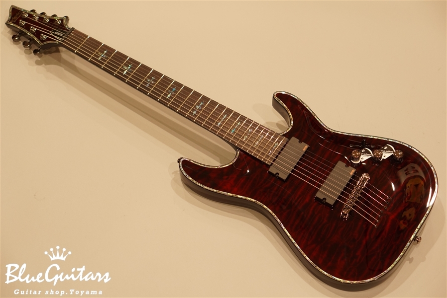 SCHECTER AD-C-7-HR [HELLRAISER] - Black Cherry | Blue