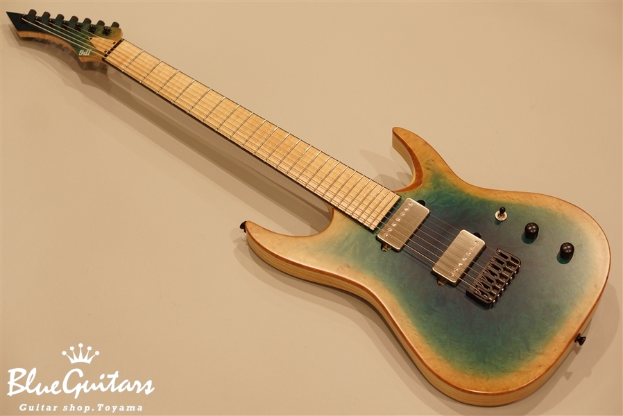 JPG [Josh Parkin Guitars] JPM7 - Blue 3-Stage Dye with Burst | Blue Guitars  Online Store