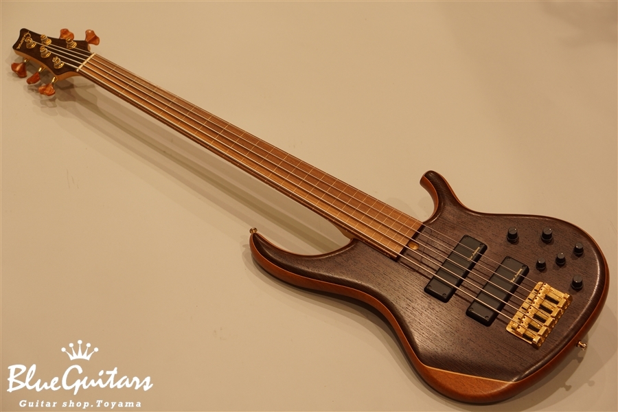 Moon CLIMB5-320OX WG/GO/Fretless | Blue Guitars Online Store