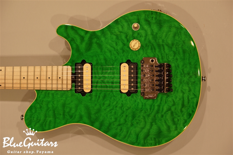 Sterling by MUSIC MAN AX40D - Translucent Green | Blue Guitars