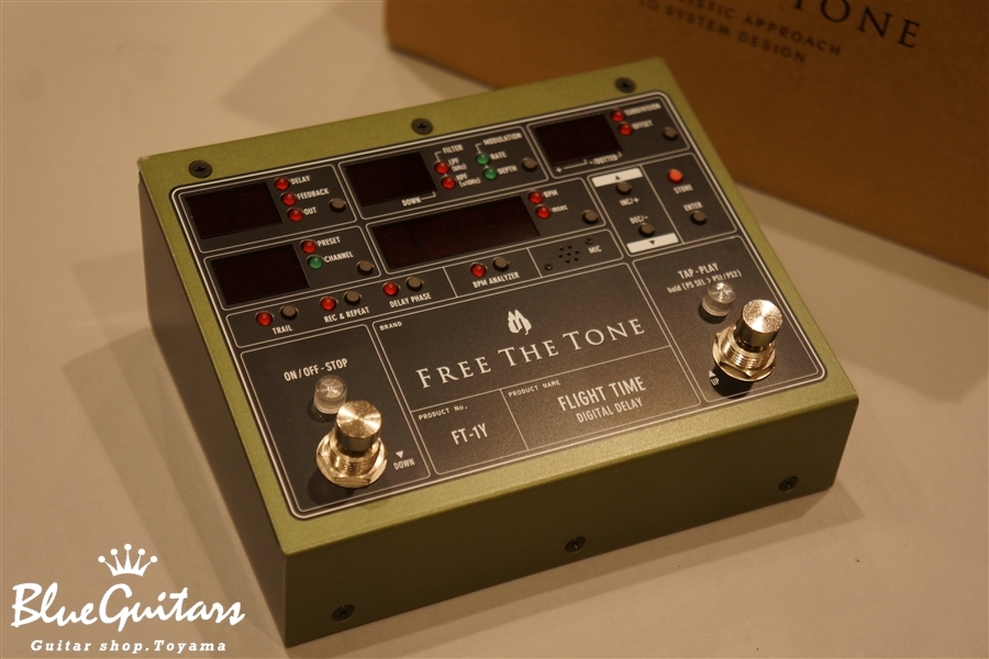 Free The Tone FLIGHT TIME DIGITAL DELAY [FT-1Y] | Blue Guitars Online Store