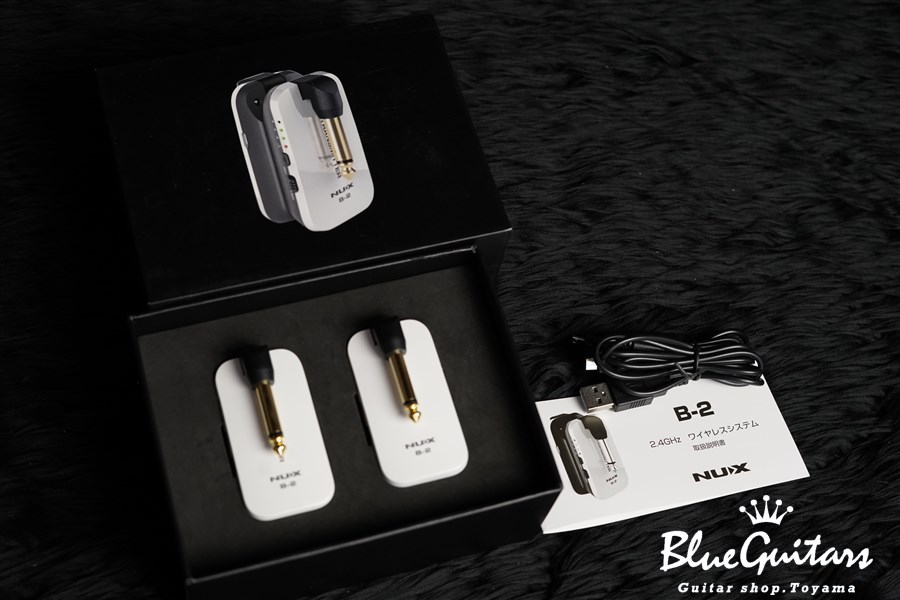 nux B-2 2.4GHz Wireless System - White | Blue Guitars Online Store