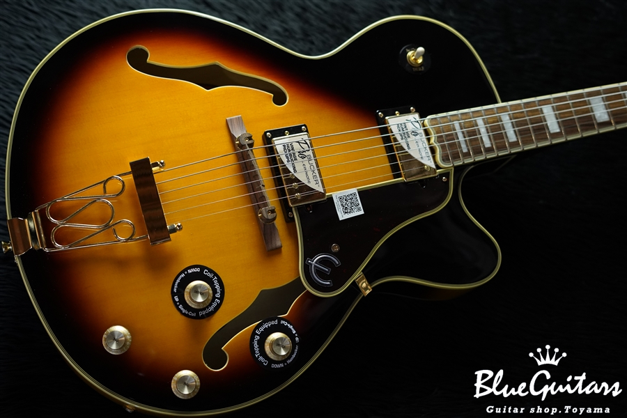 Epiphone Joe Pass Emperor II PRO - Vintage Sunburst | Blue Guitars 