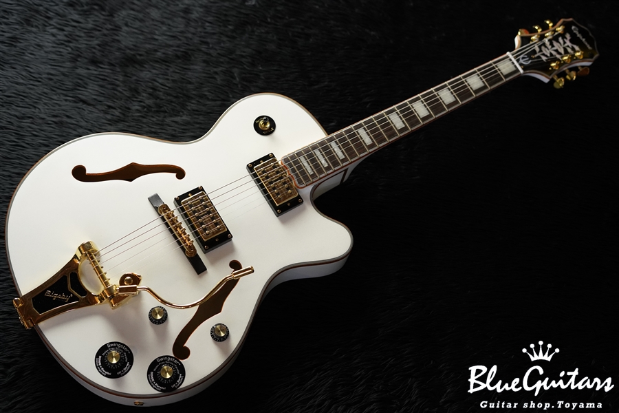 Epiphone Emperor Swingster Royale - Pearl White | Blue Guitars 