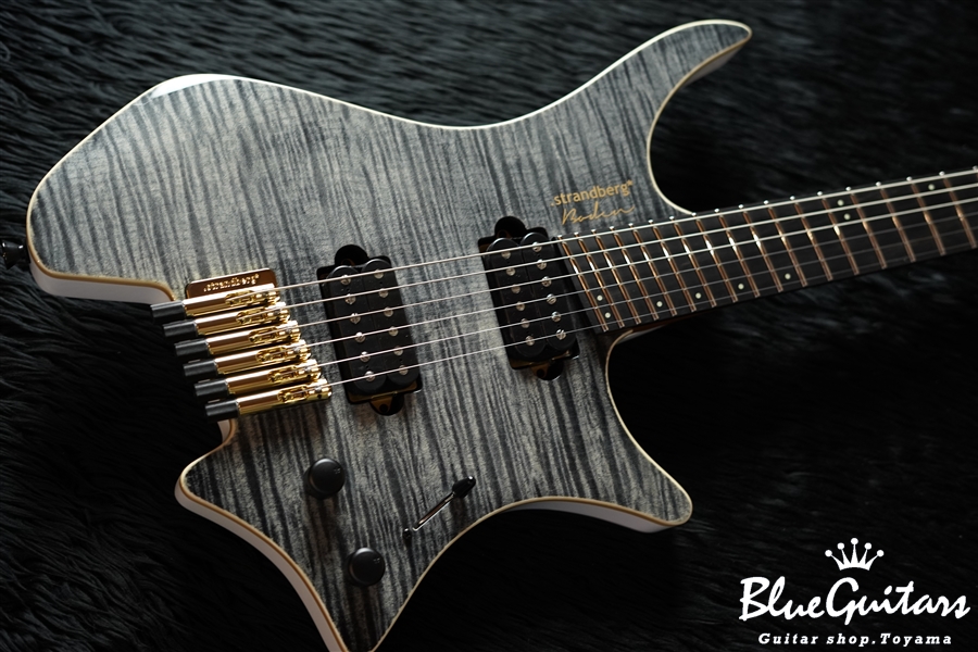 strandberg Boden J6 Standard Flame Maple / Ebony - Black | Blue