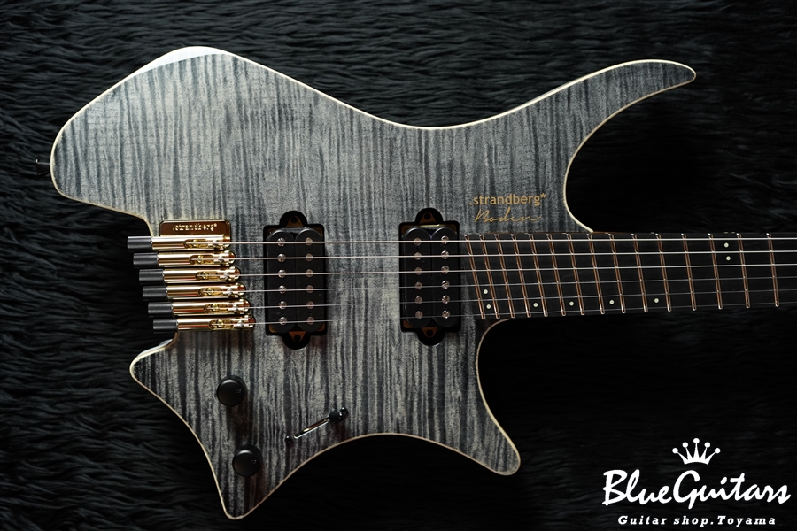 strandberg Boden J6 Standard Flame Maple / Ebony - Black | Blue