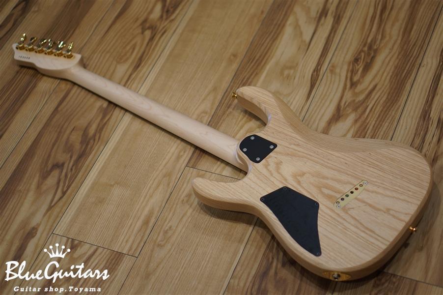 SAITO GUITARS S-624MS - Black(Open Pore)/Gold Parts | Blue Guitars