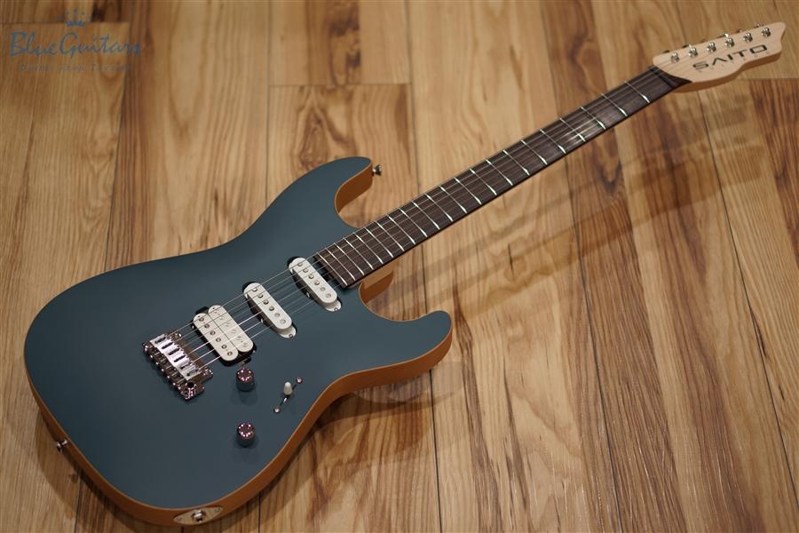 Saito Guitars s-622 HH Navy Blue equaljustice.wy.gov
