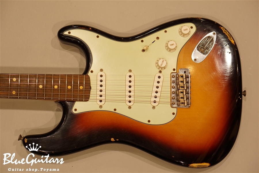 1960 Stratocaster Relic - 3-Color Sunburst