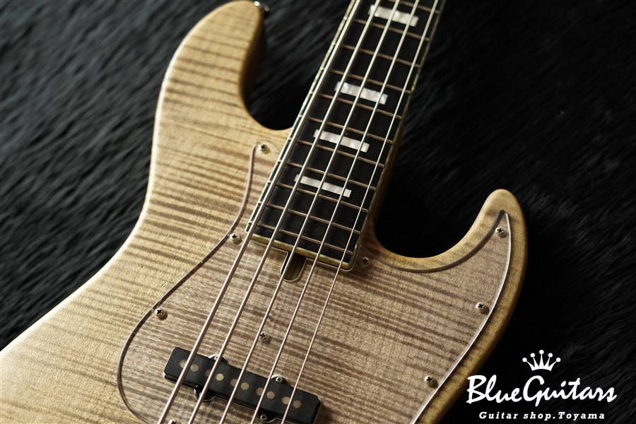 Bacchus WOODLINE PREMIUM 5 Flame Maple top / Alder back - Black Oil | Blue  Guitars Online Store