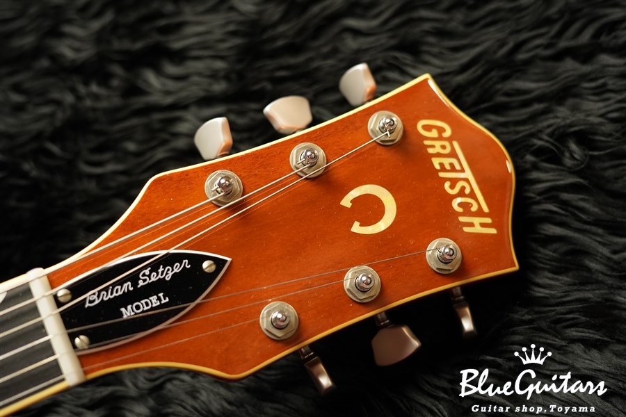 Gretsch G6120SSLVO Brian Setzer Nashville - Vintage Orange Lacquer | Blue  Guitars Online Store