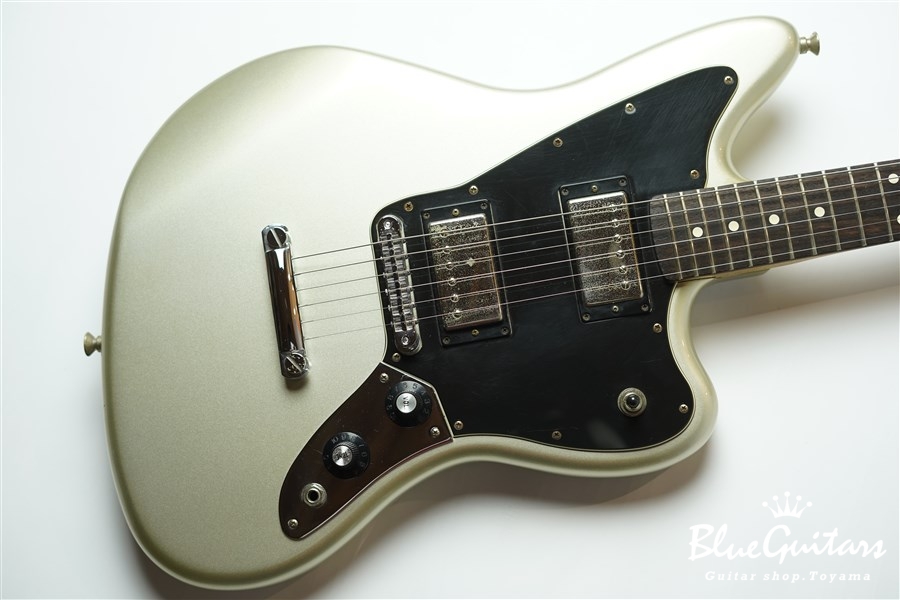 Fender Mexico Blacktop Jaguar HH - Silver | Blue Guitars Online Store