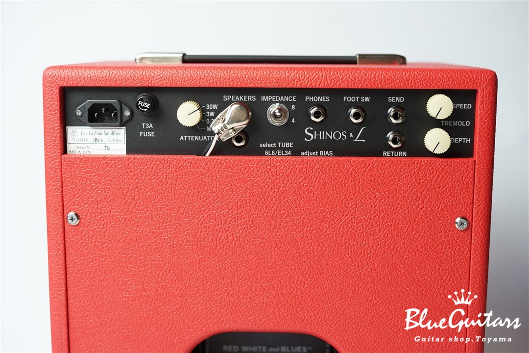 SHINOS Amplifier ROCKET【SHINOS & L】 EL34 - Red | Blue Guitars 