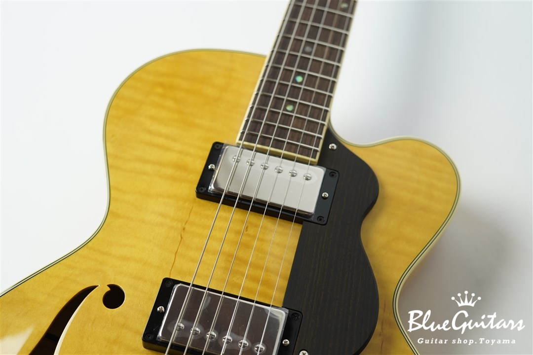 Rozeo Ladybug-CB CM HB/SS #385 - Vintage Amber | Blue Guitars 