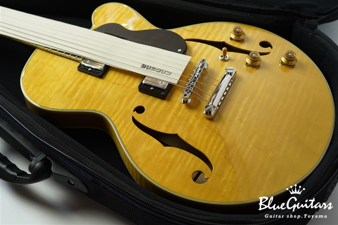 Rozeo Ladybug-CB CM HB/SS #385 - Vintage Amber | Blue Guitars 