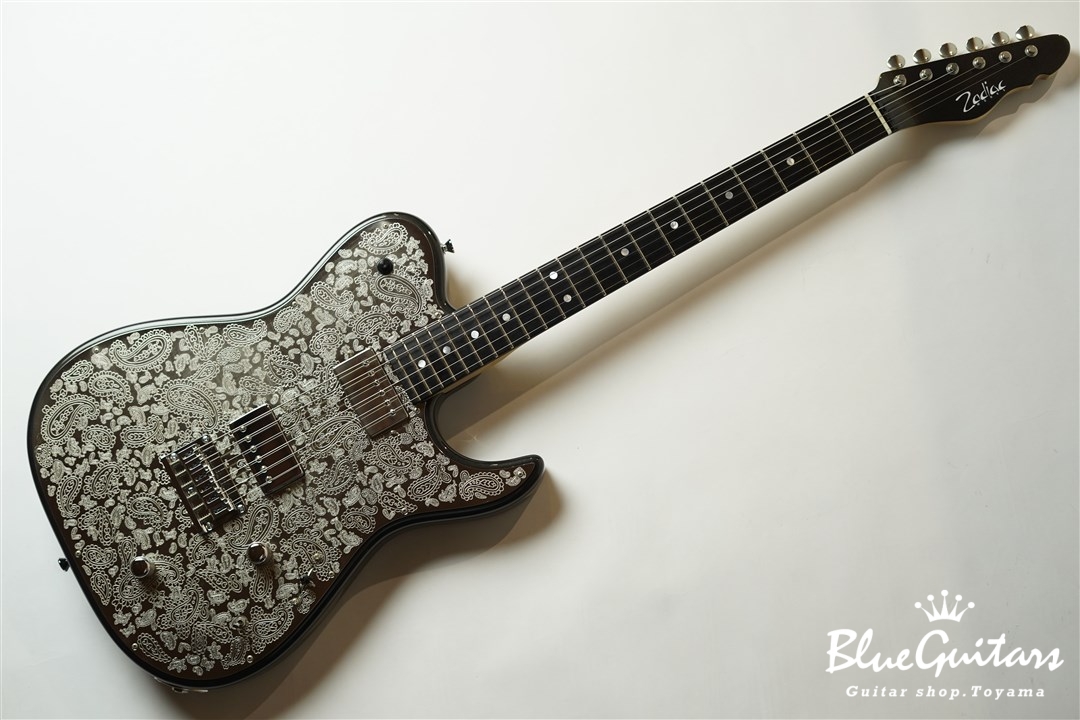 Zodiacworks ZTC-MT II - 2H Paisley Metal top | Blue Guitars Online 