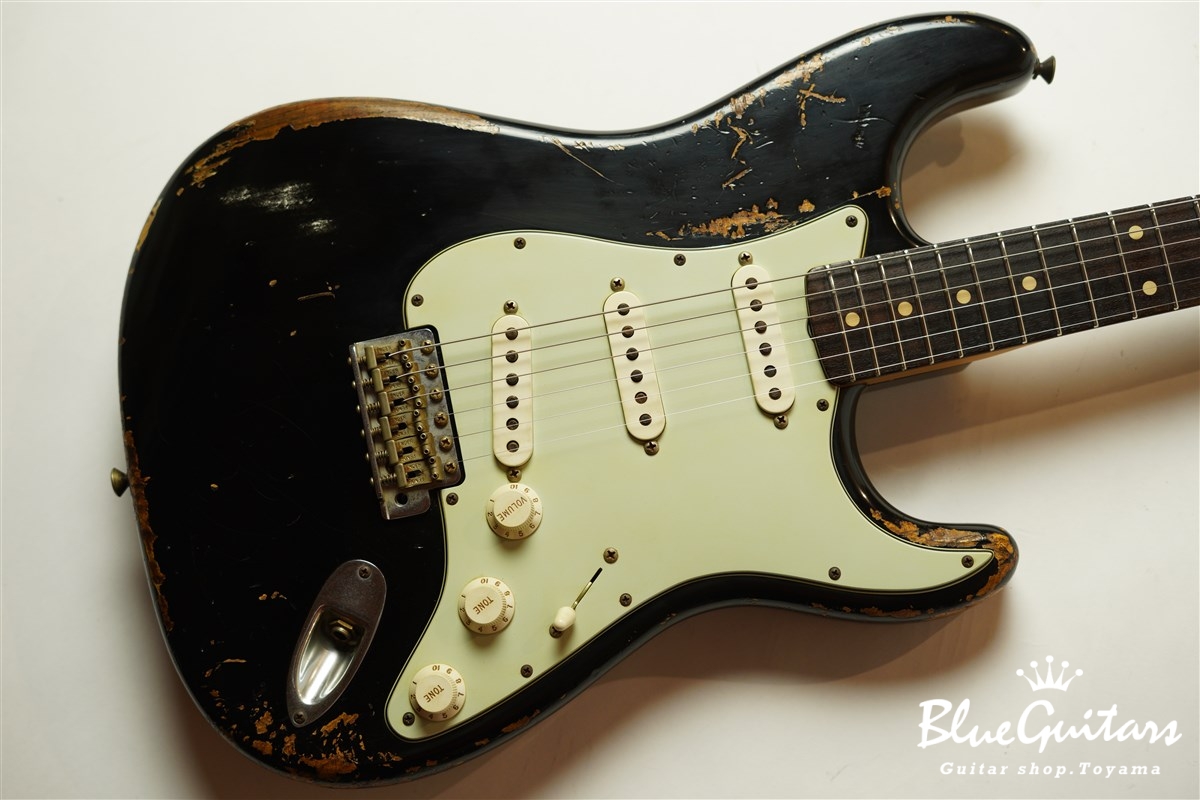 Fender Custom Shop 1962 Stratocaster Heavy Relic - Black | Blue 