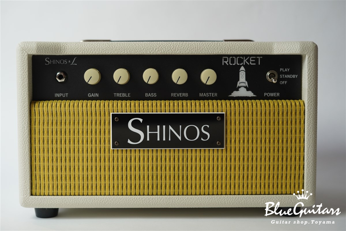 SHINOS Amplifier ROCKET HEAD【SHINOS & L】 6L6 - Ivory | Blue 