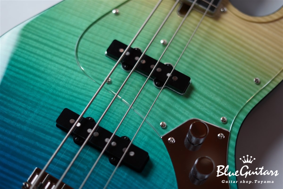 【美品】Bacchus WL4-FM CUSTOMIII BLU-GRD-MH Bacchus WL4-FM CustomIII - BLU-GRD-MH | White Guitars Online Store