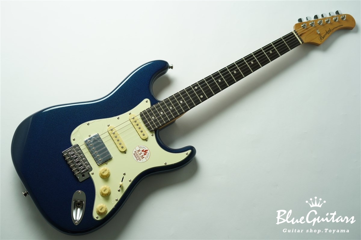 Bacchus BST-2-RSM/R - Deep Lake Placid Blue | Blue Guitars