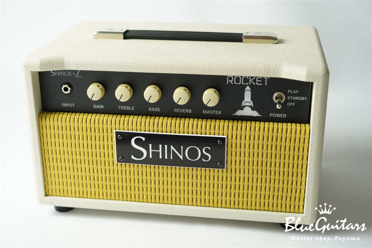 SHINOS Amplifier ROCKET HEAD【SHINOS & L】 6L6GC - Ivory | Blue 