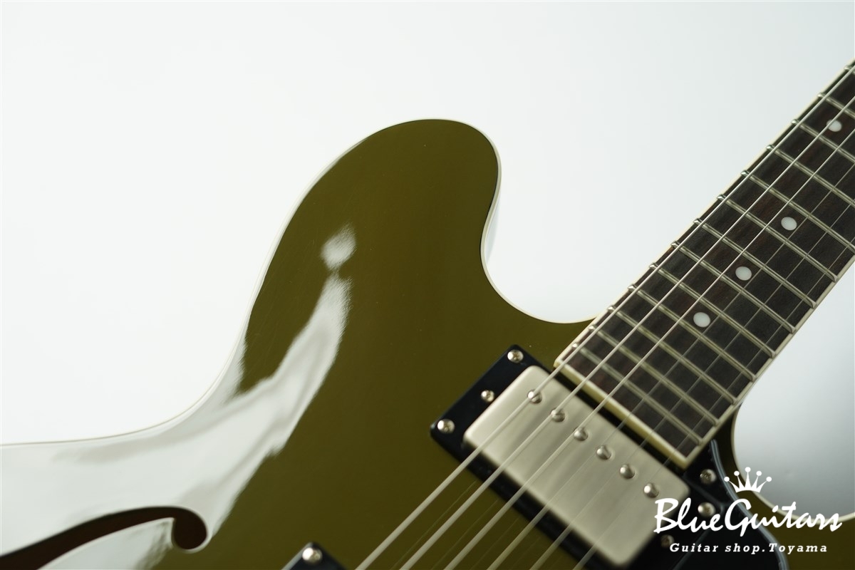 ギター seventy seven EXRUBATO-STD Olive Green Seventy Seven Guitars EXRUBATO-STD-JT - Olive Green | Blue