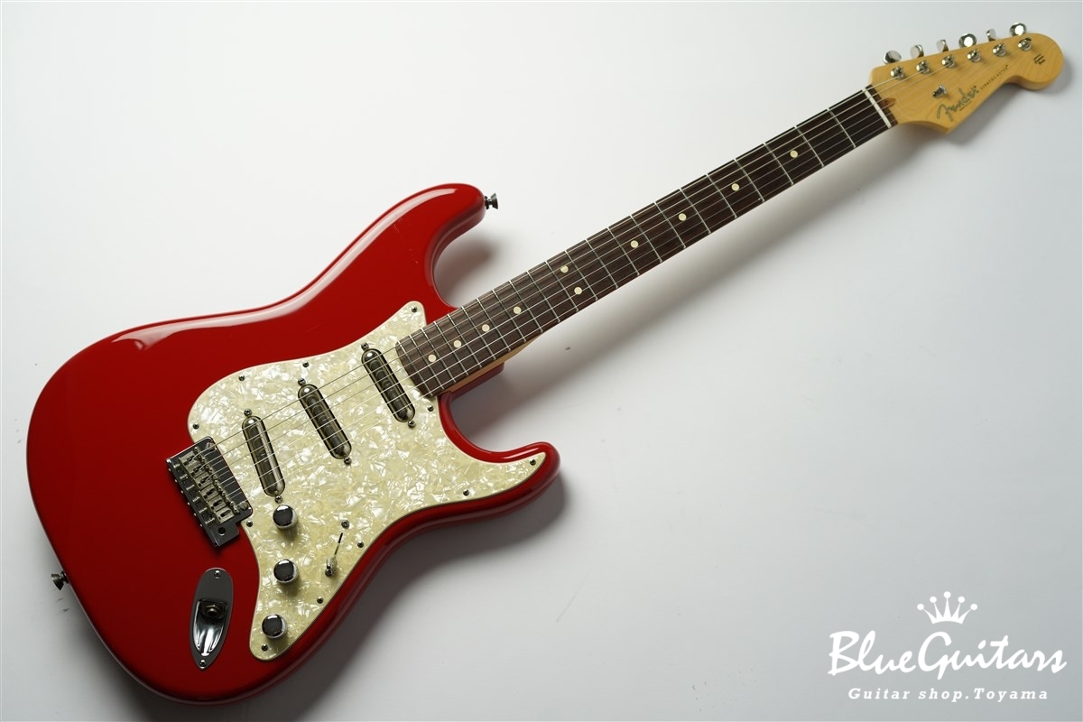 日本製定番弾きやすい!! Squier By Fender Vintage Modified Surf Stratocaster 動画有 リップスティック ストラト フェンダー