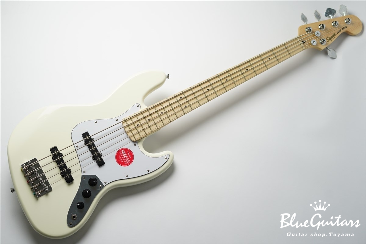 Squier by Fender Affinity Series Jazz Bass V - Olympic White