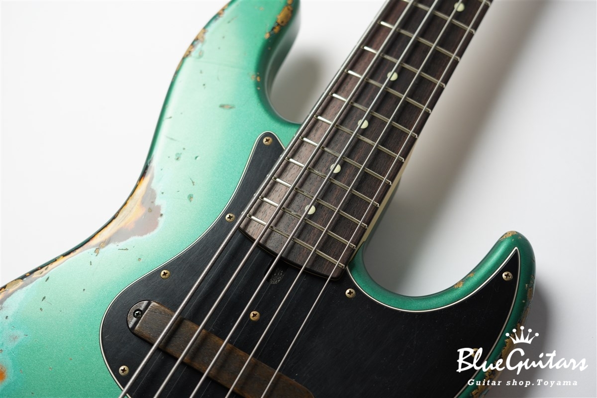 Xotic XJ-1T 5st Sherwood Green over 3TS (Lacquer) Heavy Aged / Alder / R /  MH #2518 | Blue Guitars Online Store