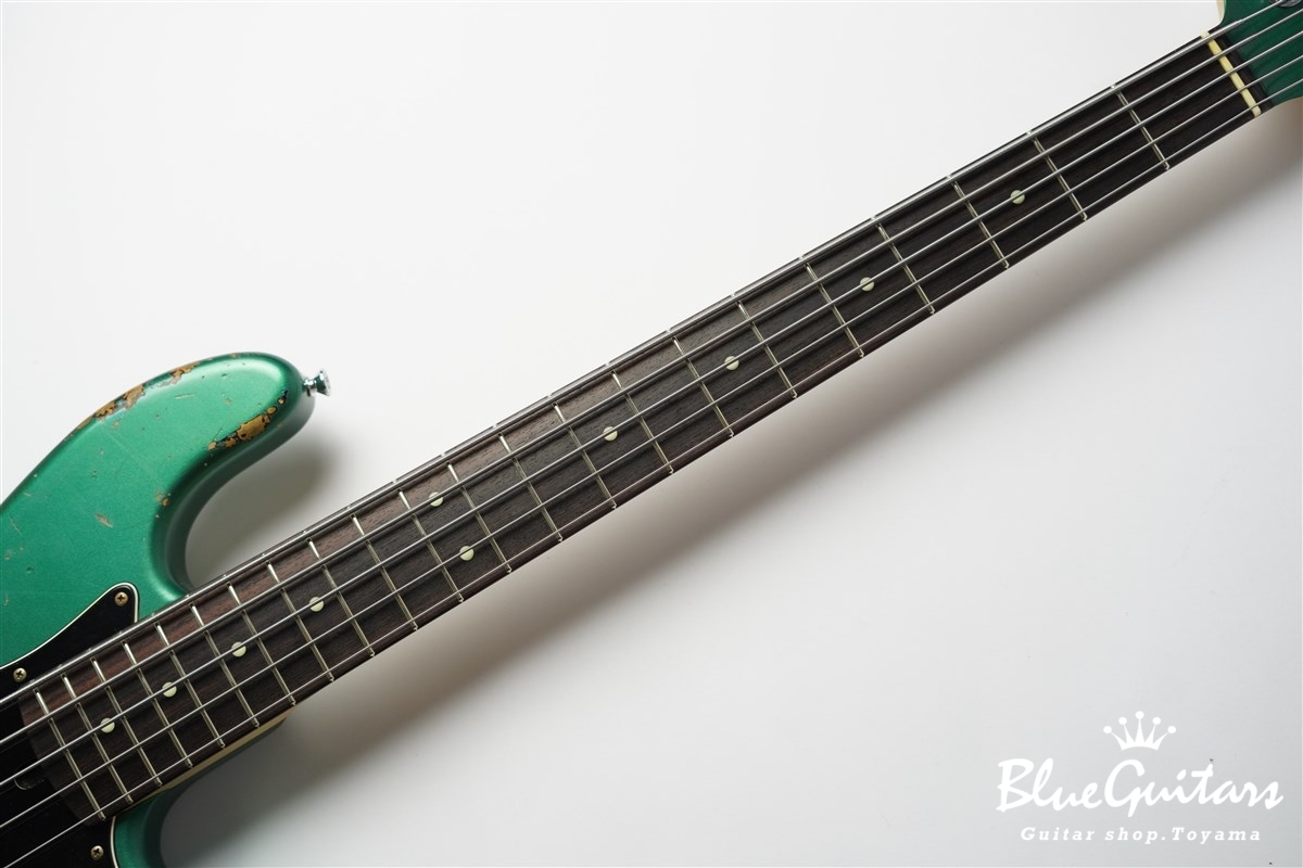 Xotic XJ-1T 5st Sherwood Green over 3TS (Lacquer) Heavy Aged 