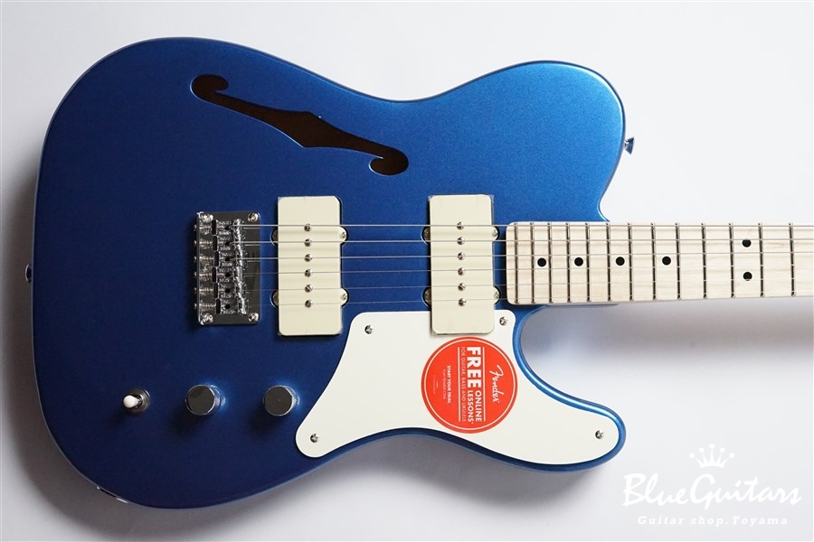 Squier by Fender Paranormal Cabronita Telecaster Thinline - Lake Placid Blue  | Blue Guitars Online Store