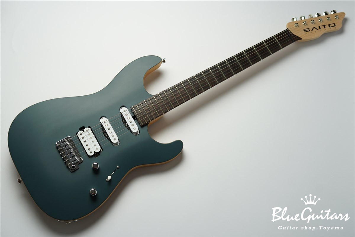 SAITO GUITARS S-622 Alder/R - Navy Blue | Blue Guitars Online Store